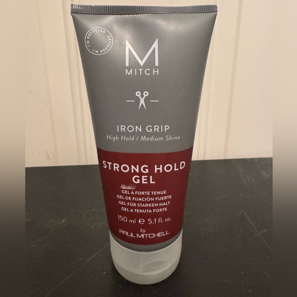 Paul Mitchell Mitch Iron Grip Strong Hold Gel High Hold Medium Shine 5.1oz